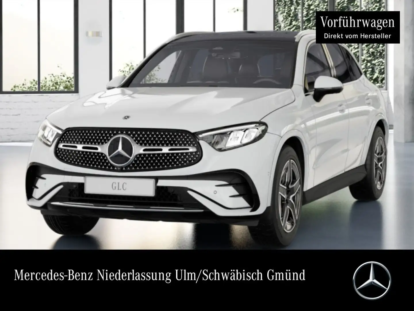 Mercedes-Benz GLC 220 d 4M AMG+PANO+360+AHK+LED+TOTW+KEYLESS+9G Weiß - 1