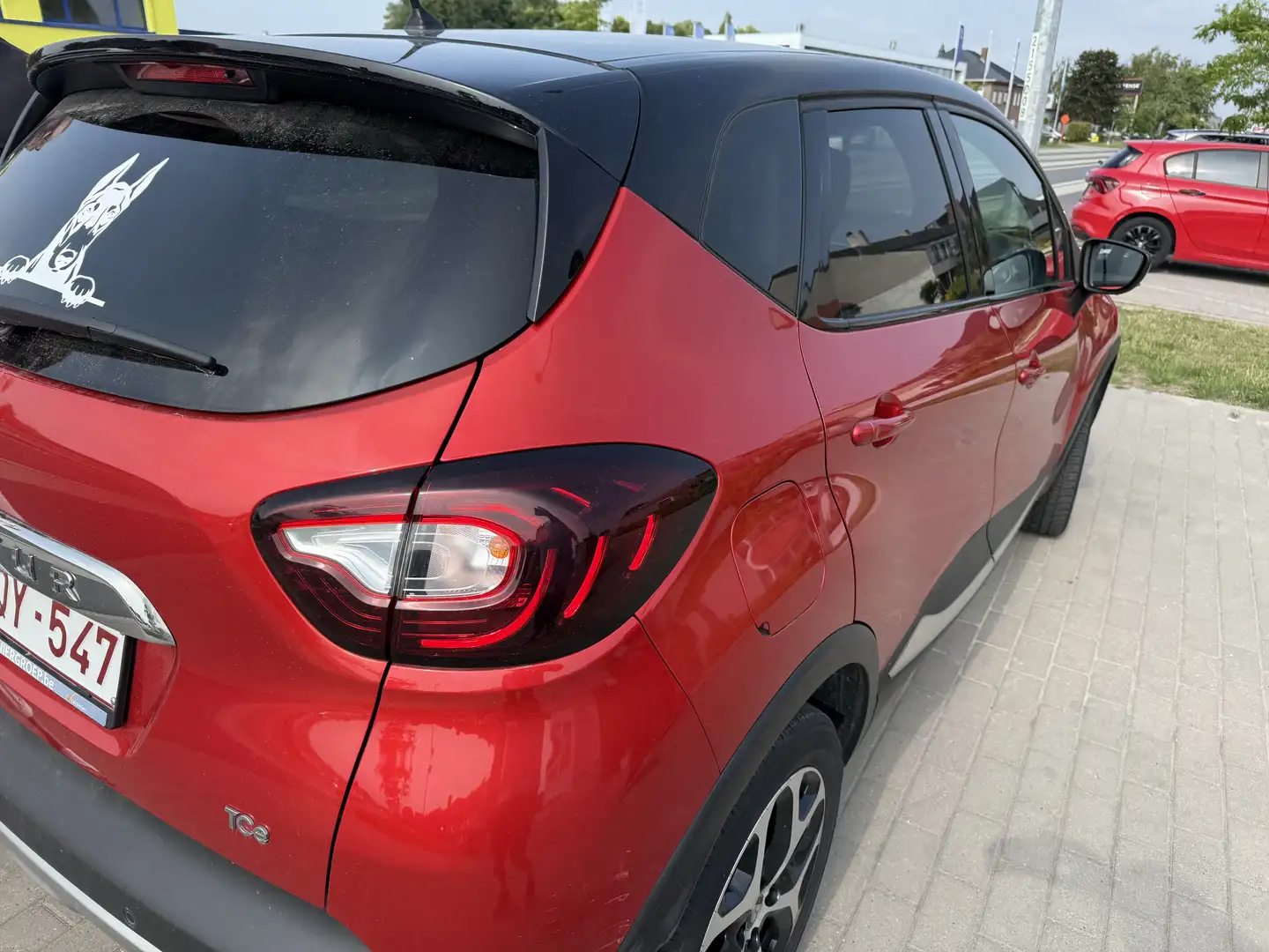 Renault Captur 1.2iTCe LEDER NAVI AIRCO XENON 17 ALU PRIVACY GLAS Rood - 2
