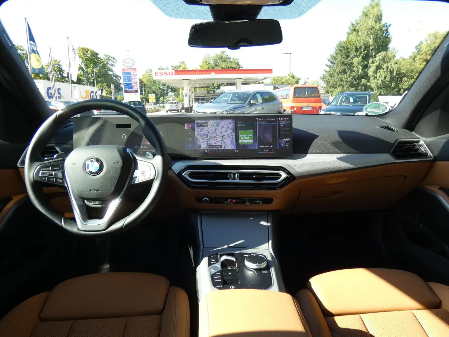 BMW 318 i Leder Cognac Kamera LED + 8 Jahre Garantie! Schwarz - 2
