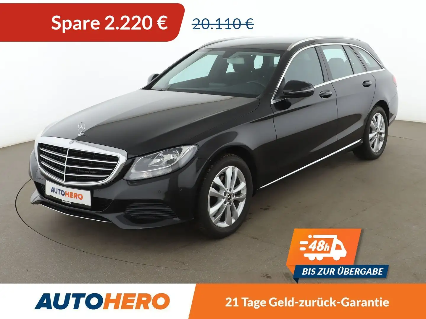 Mercedes-Benz C 220 d T BlueTEC Exclusive Aut.*NAVI*TEMPO*AHK*PDC*SHZ* Schwarz - 1