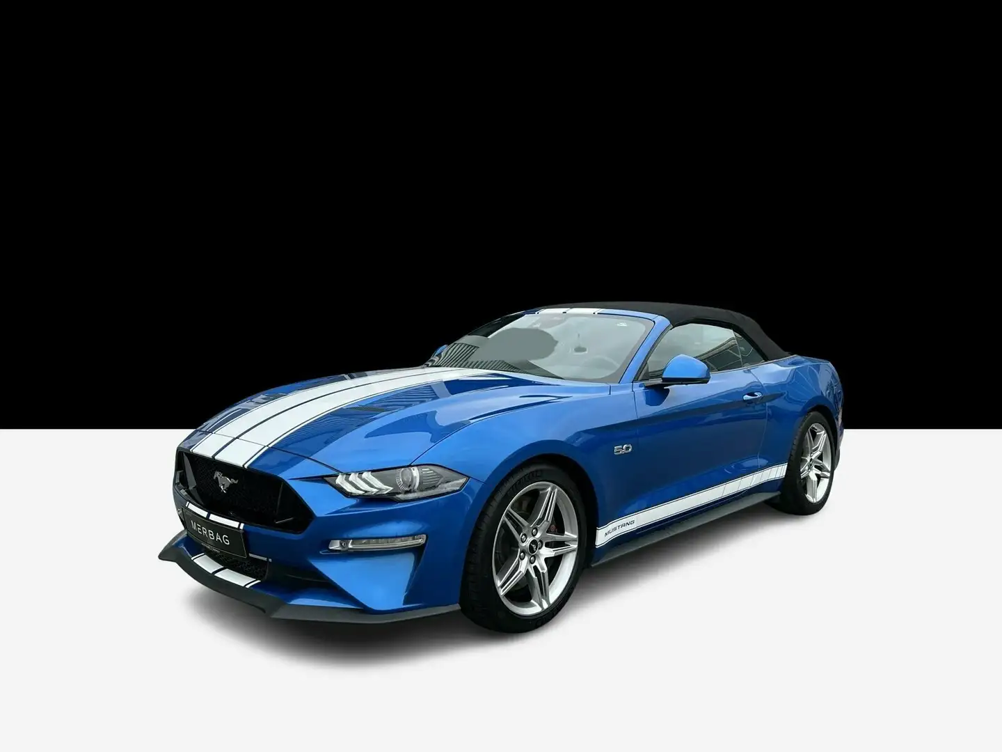 Ford Mustang Mustang 5.0 Ti-VCT V8 Convertible GT (EURO 6d)  BC Modrá - 1
