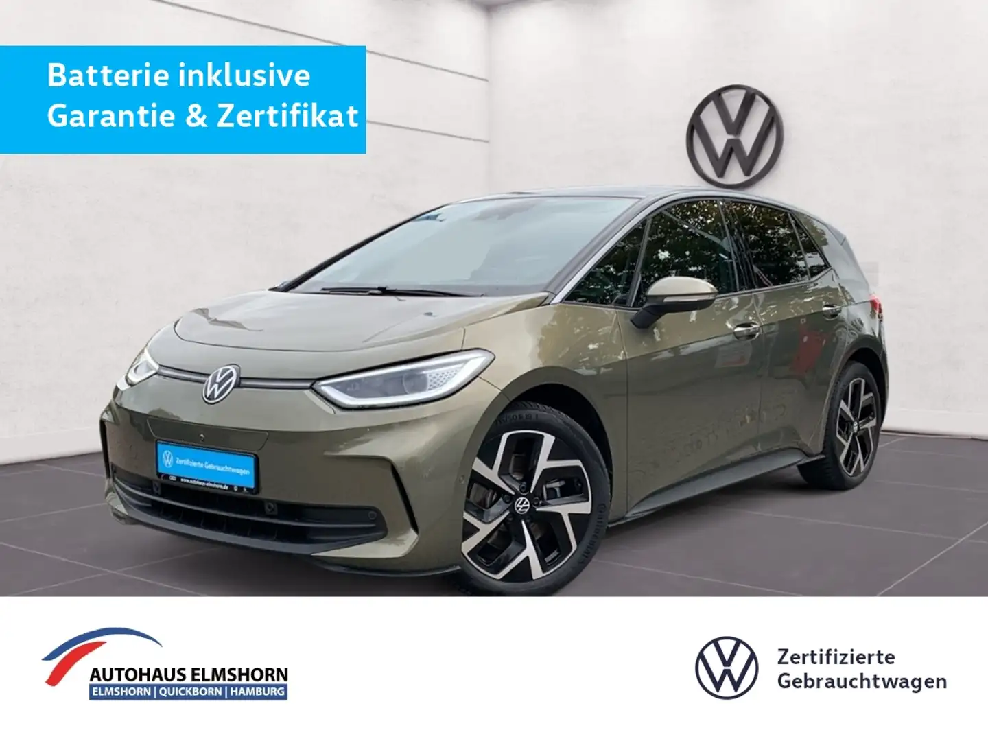 Volkswagen ID.3 Pro NAV PANO 4xKAM HEAD MATRIX GJ-REIF PDC SHZ Groen - 1