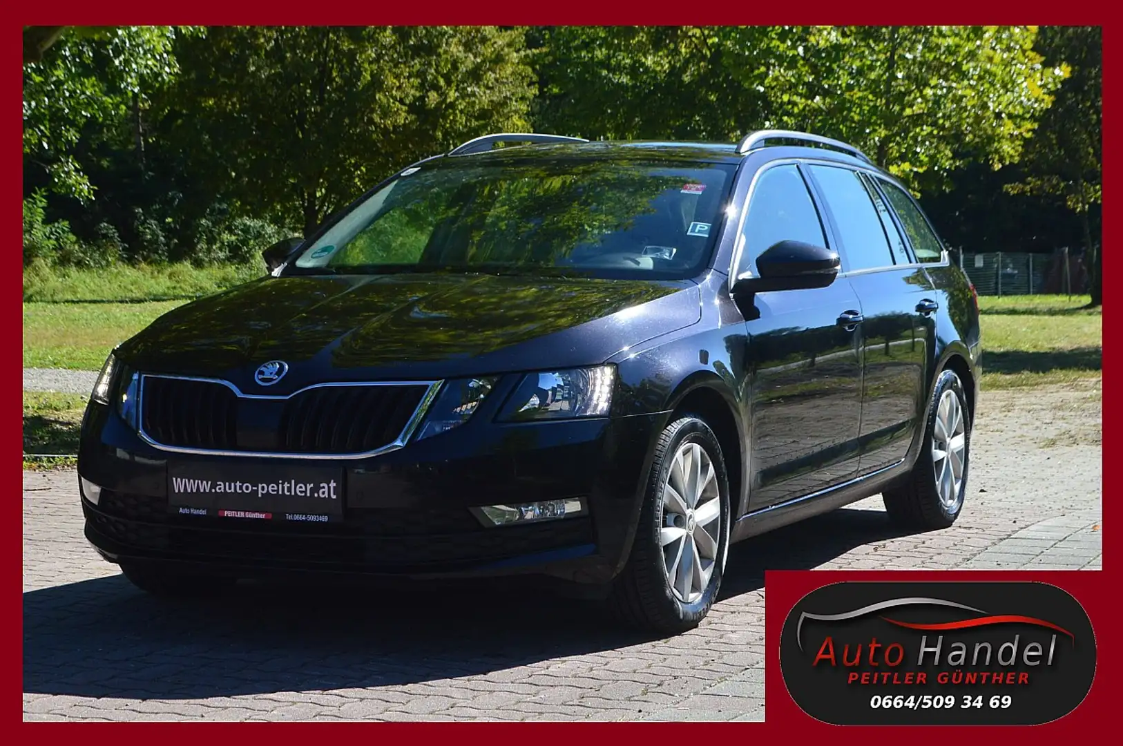 Skoda Octavia Combi 1,6 TDI 4x4+NAVI+SHZ+PDC+TEL Zwart - 1