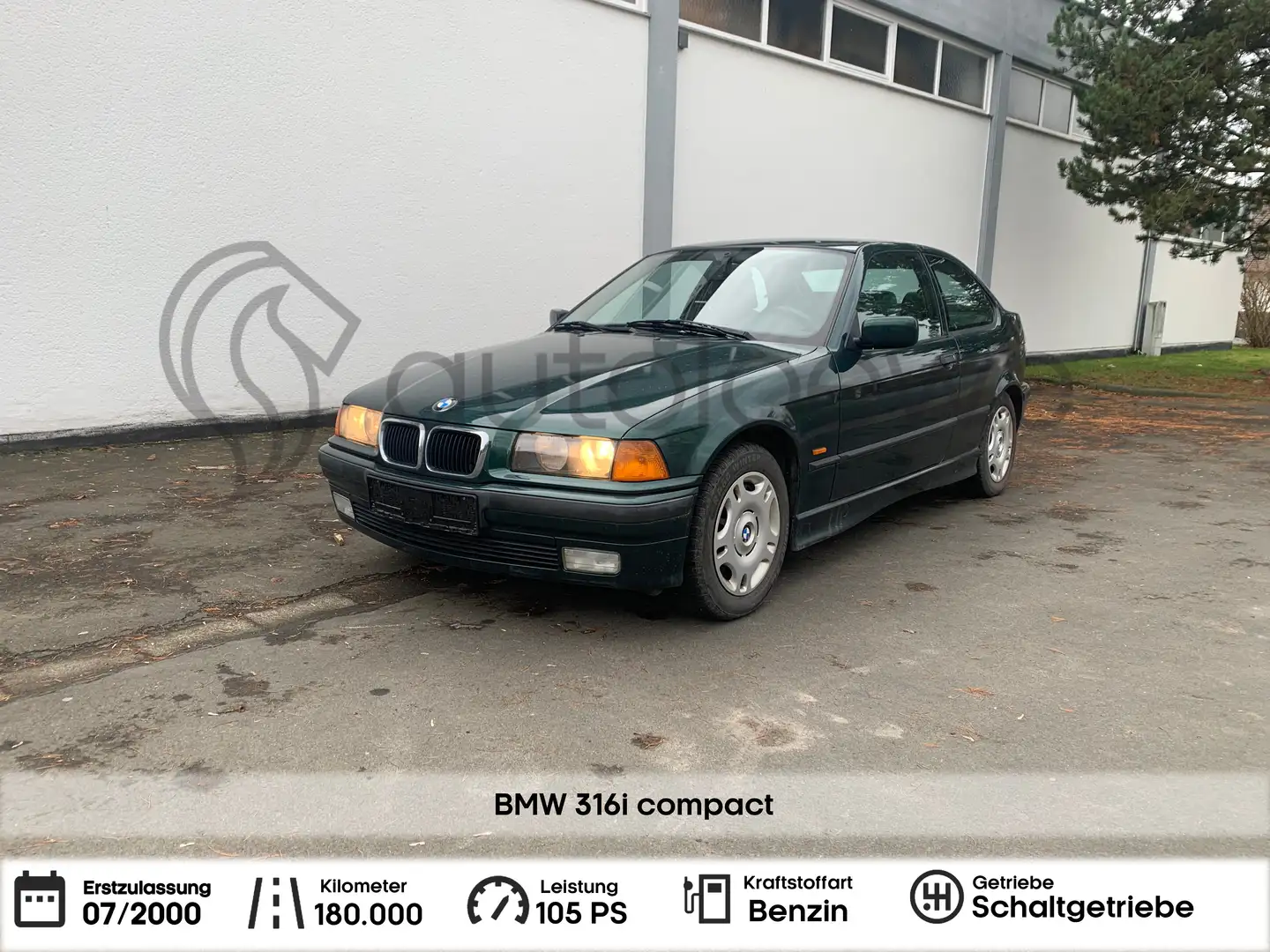 BMW 316 316i compact Green - 1