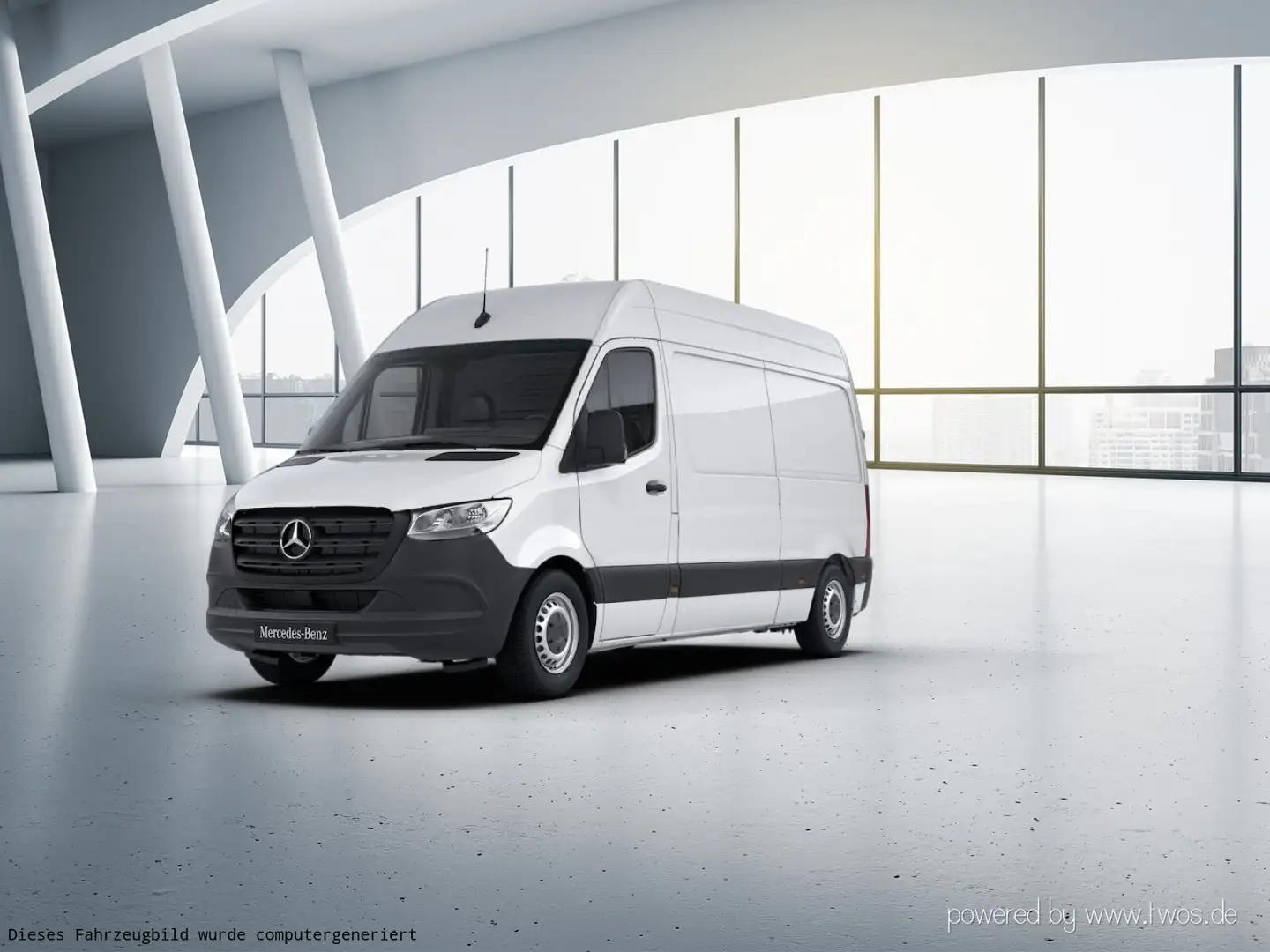 Mercedes-Benz Sprinter eSprinter 312 HD Klima/Kamera/Sitzhzg./Radio Blanc - 2