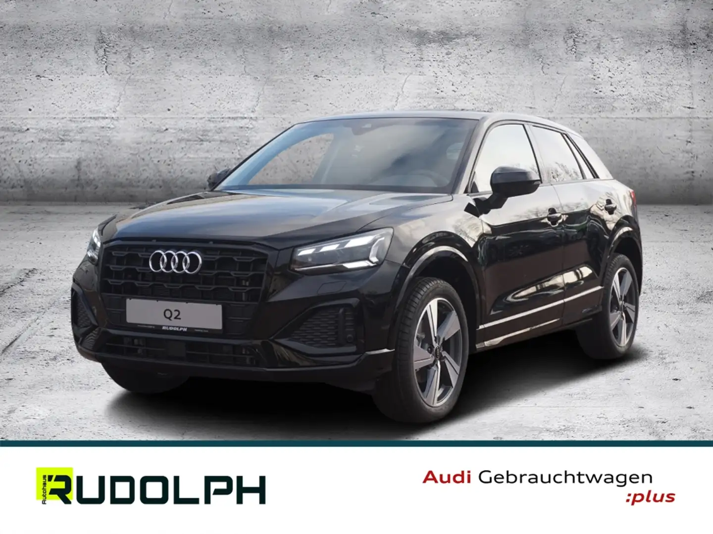Audi Q2 advanced 35 TFSI S tronic MATRIX AHK KAMERA NAVI Schwarz - 1