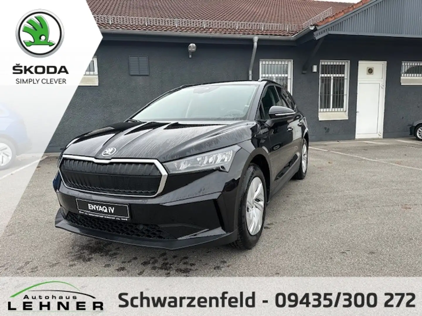 Skoda Enyaq IV 50 LED+AMBIENTE+LENKRADHEIZUNG+NAVI+STANDHEIZUN Schwarz - 1