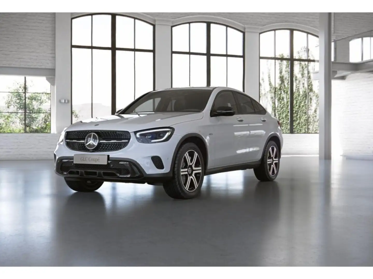 Mercedes-Benz GLC 300 e 4MATIC Coupé +MBUX+SHD+AHK+Night+360 Blanc - 1