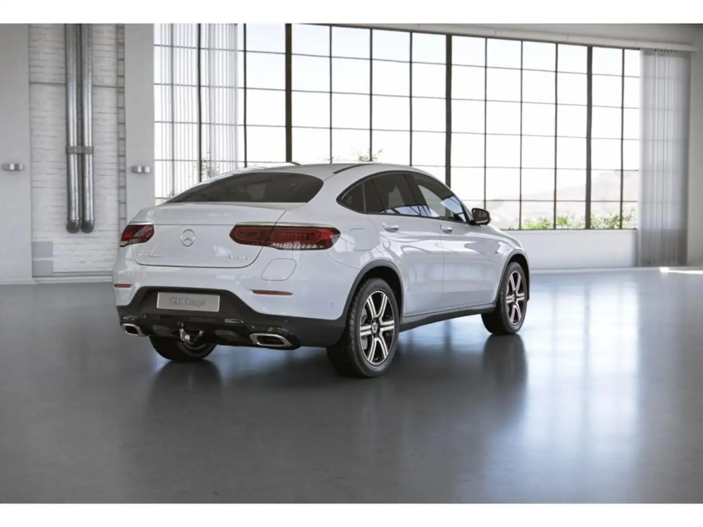Mercedes-Benz GLC 300 e 4MATIC Coupé +MBUX+SHD+AHK+Night+360 Blanc - 2