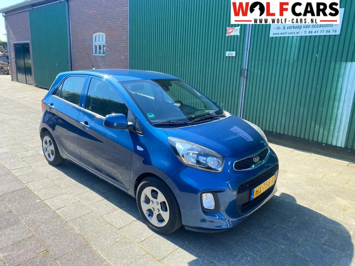 Kia Picanto 1.0 CVVT ComfortLine | Airco | Apk | NAP Blauw - 1