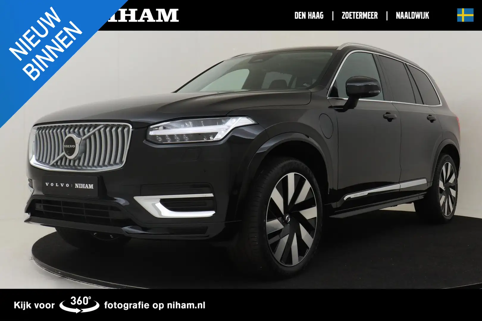 Volvo XC90 T8 RECHARGE AWD ULTIMATE BRIGHT *FULL OPTIONS!* -P Zwart - 1
