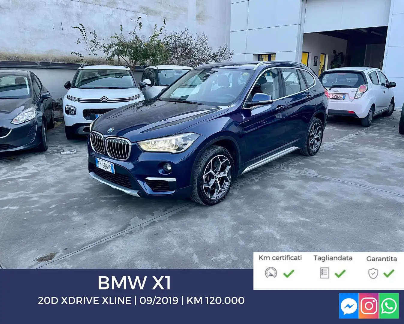 BMW X1 X1 xdrive20d xLine auto Blu/Azzurro - 1