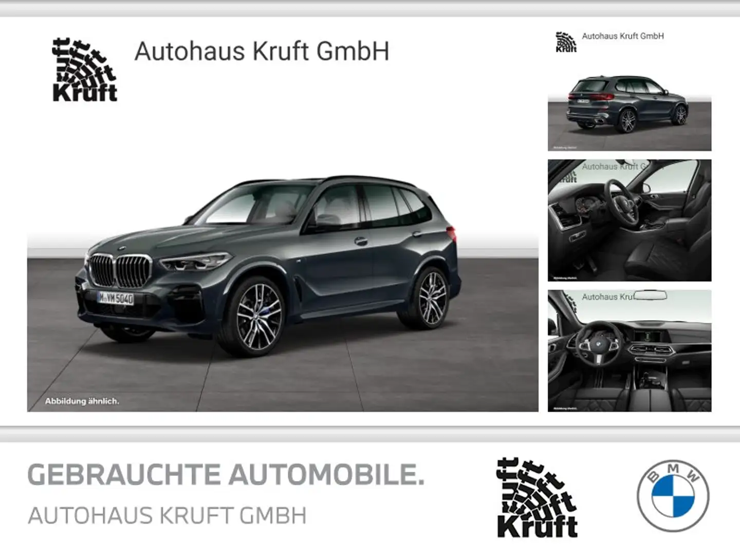 BMW X5 xDrive30d M SPORT+PANO+KAMERA+LM22+DAB Grau - 1