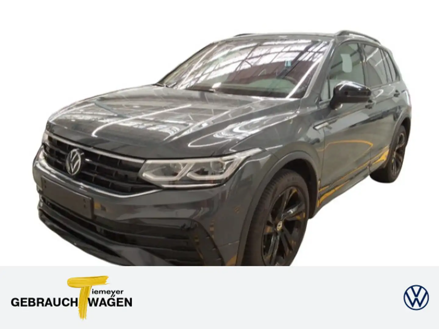 Volkswagen Tiguan 2.0 TDI DSG 4M 200PS R-LINE BLACK AHK KAM Grau - 1