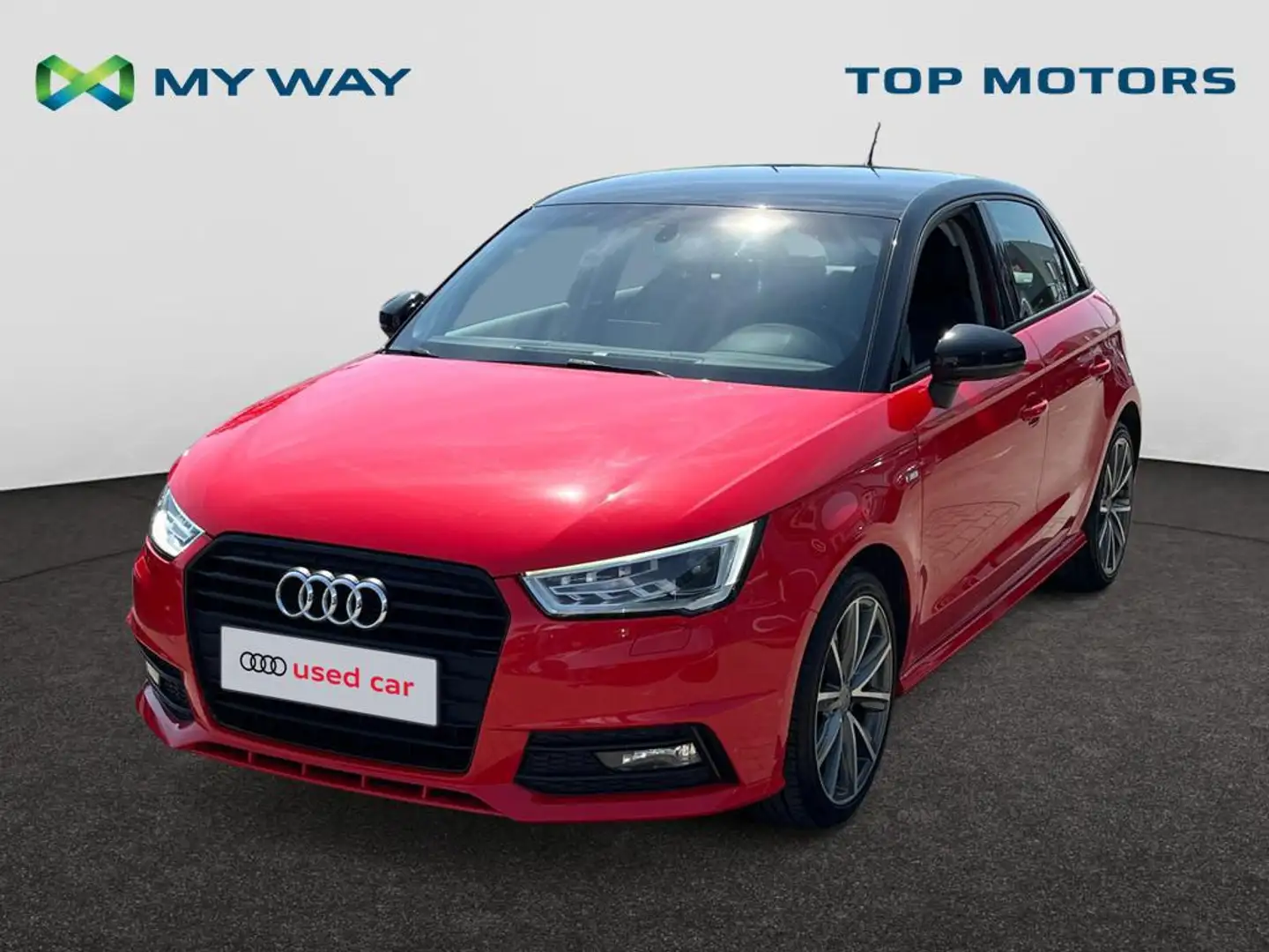 Audi A1 Sportback S-LINE*BLUETOOTH*SENSOREN A*AIRCO*TOPWAY Rood - 1