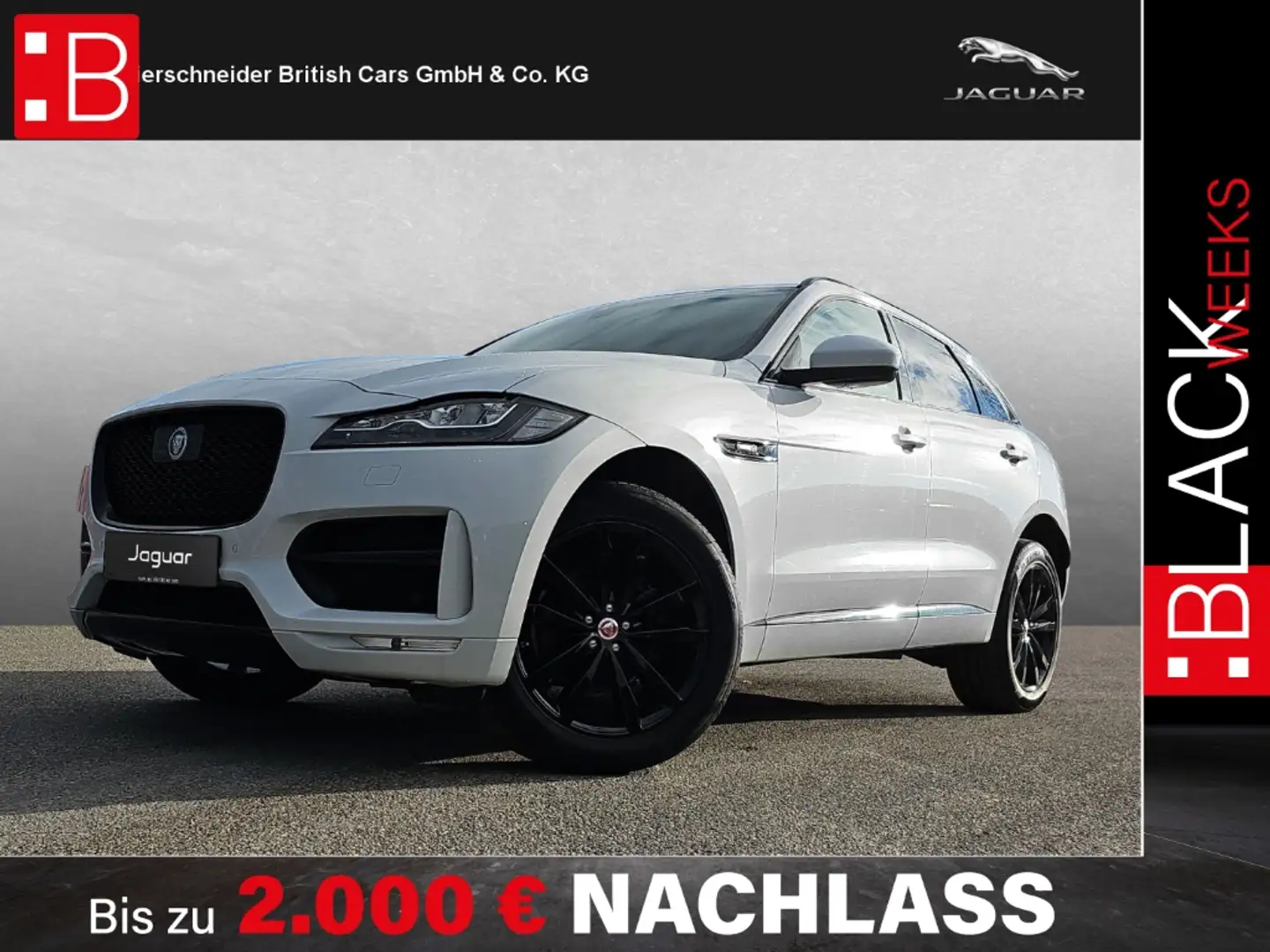 Jaguar F-Pace 20d AWD R-Sport nur Händler  / Export Weiß - 1