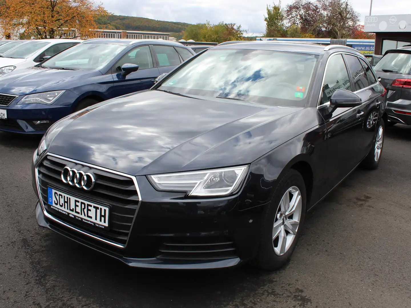 Audi A4 HU+AU+INSP. NEU, Volleder, Automatik, viele Extras Blau - 1