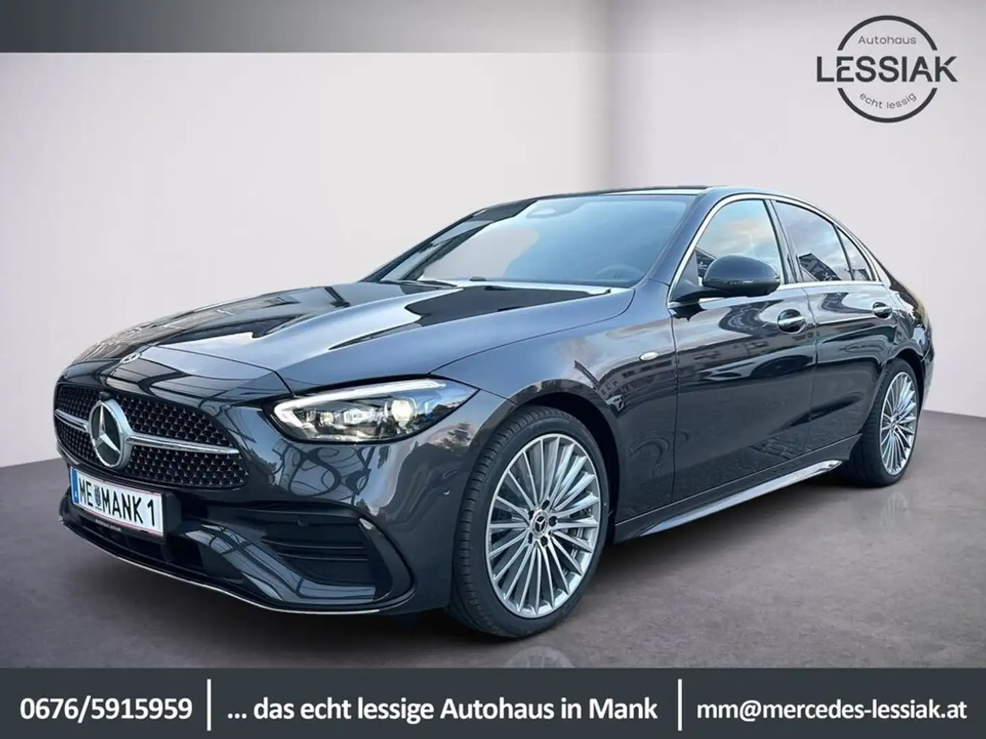 Mercedes-Benz C 300 de 4M | AMG Premiu plus | AHV | Pano | Distr Gris - 1