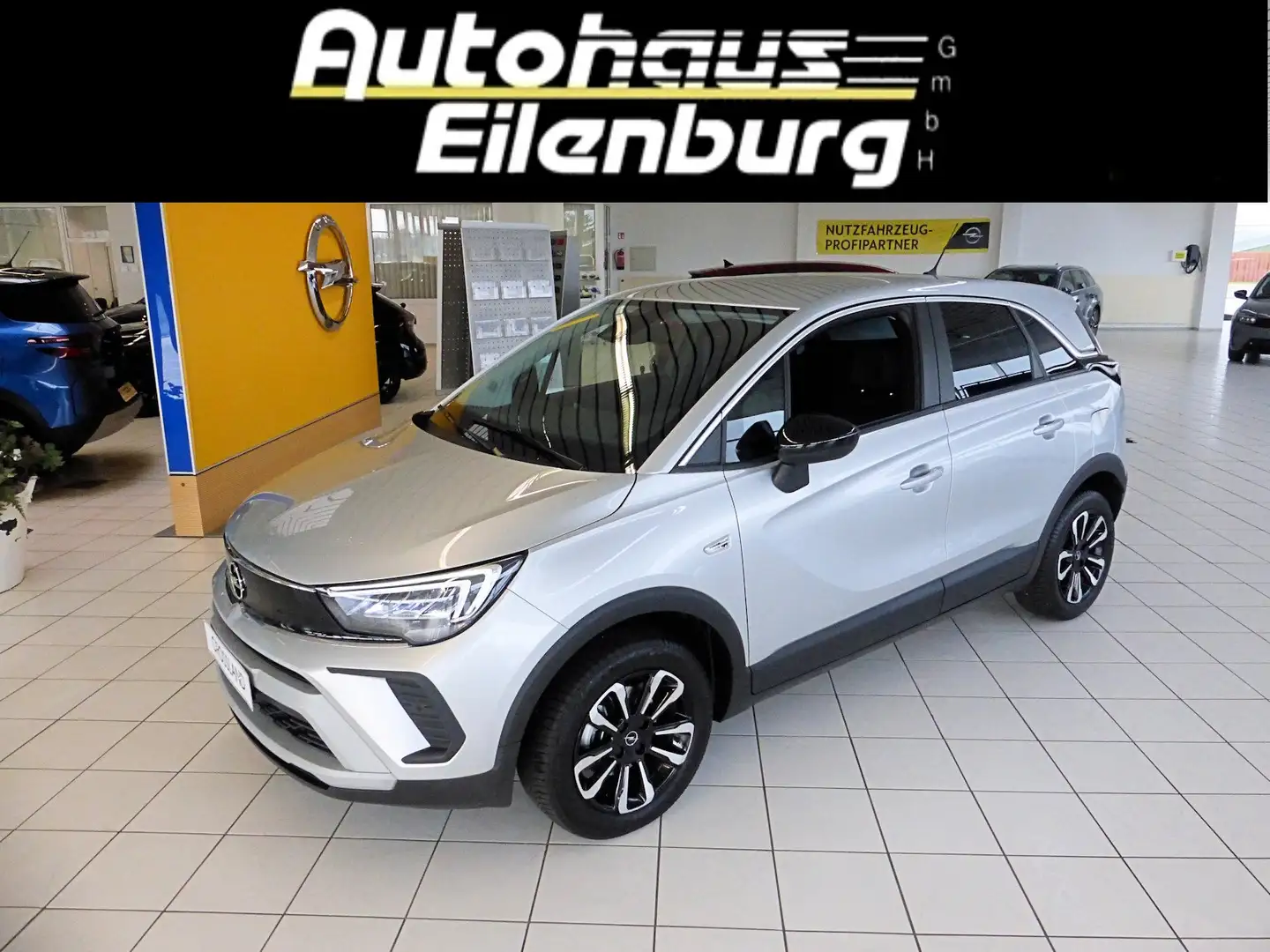 Opel Crossland 1.2 Eleg.130PS AT LED-Licht,Navi,Rückfahrkamera Silver - 1