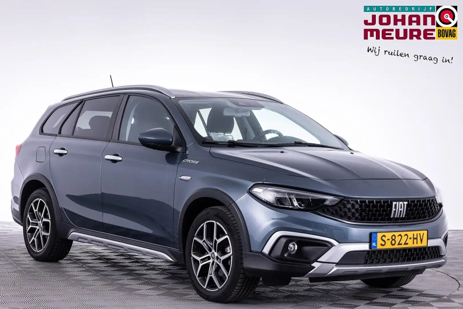 Fiat Tipo Cross 1.5 Hybrid Automaat | LED | CARPLAY | NAVI | Blauw - 1