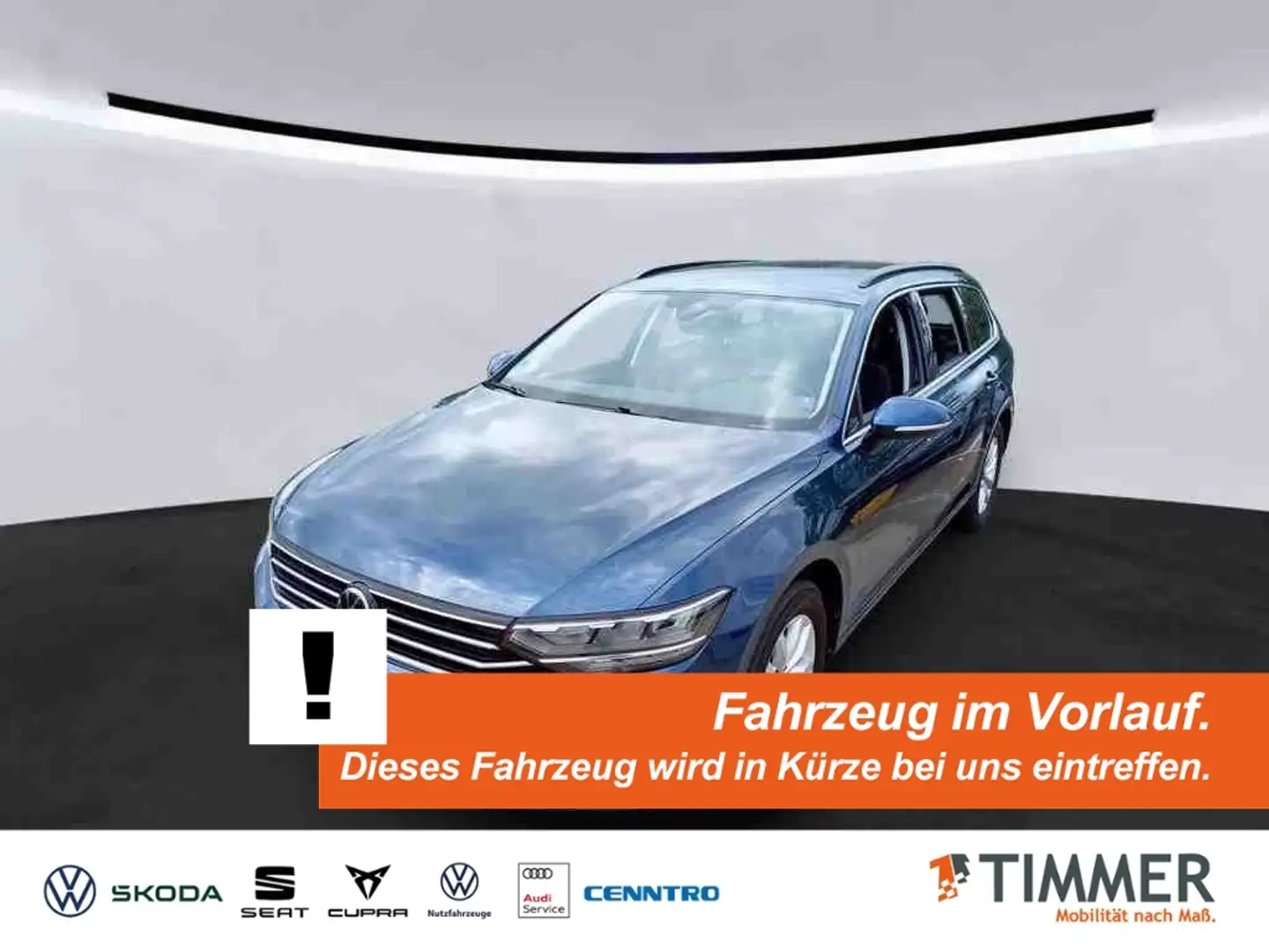 Volkswagen Passat Variant 2.0 TDI BUSINESS *ACC *LED *RKAM *NAVI *SHZ * Blauw - 1