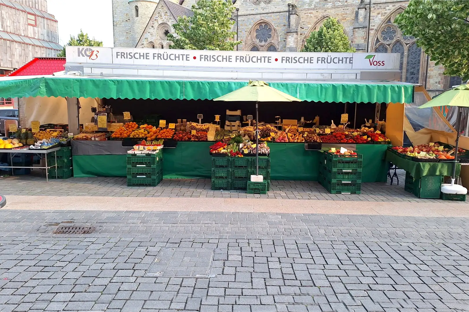 Sonstige Marken KUIPER Markt- Verkaufsanhänger 7000kg 10m 2004 Weiß - 1