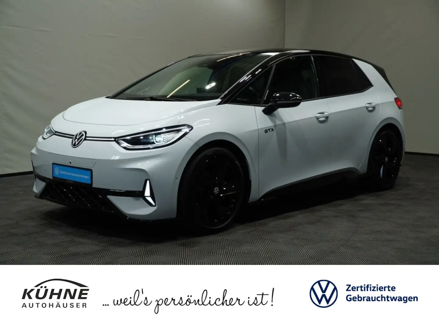 Volkswagen ID.3 GTX | MATRIX NAVI PANO AHK HUD 360°KAMERA Weiß - 1