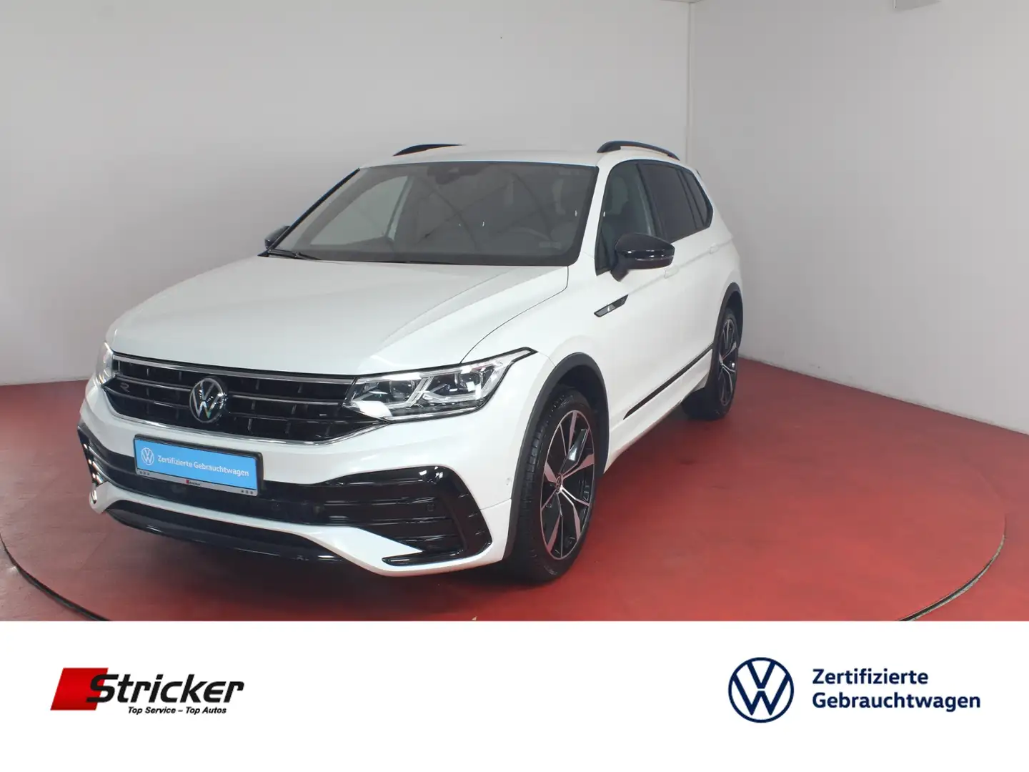 Volkswagen Tiguan Allspace R-Line Black Style 2.0TSI 365,-ohne Anzahlung 7-S Weiß - 1