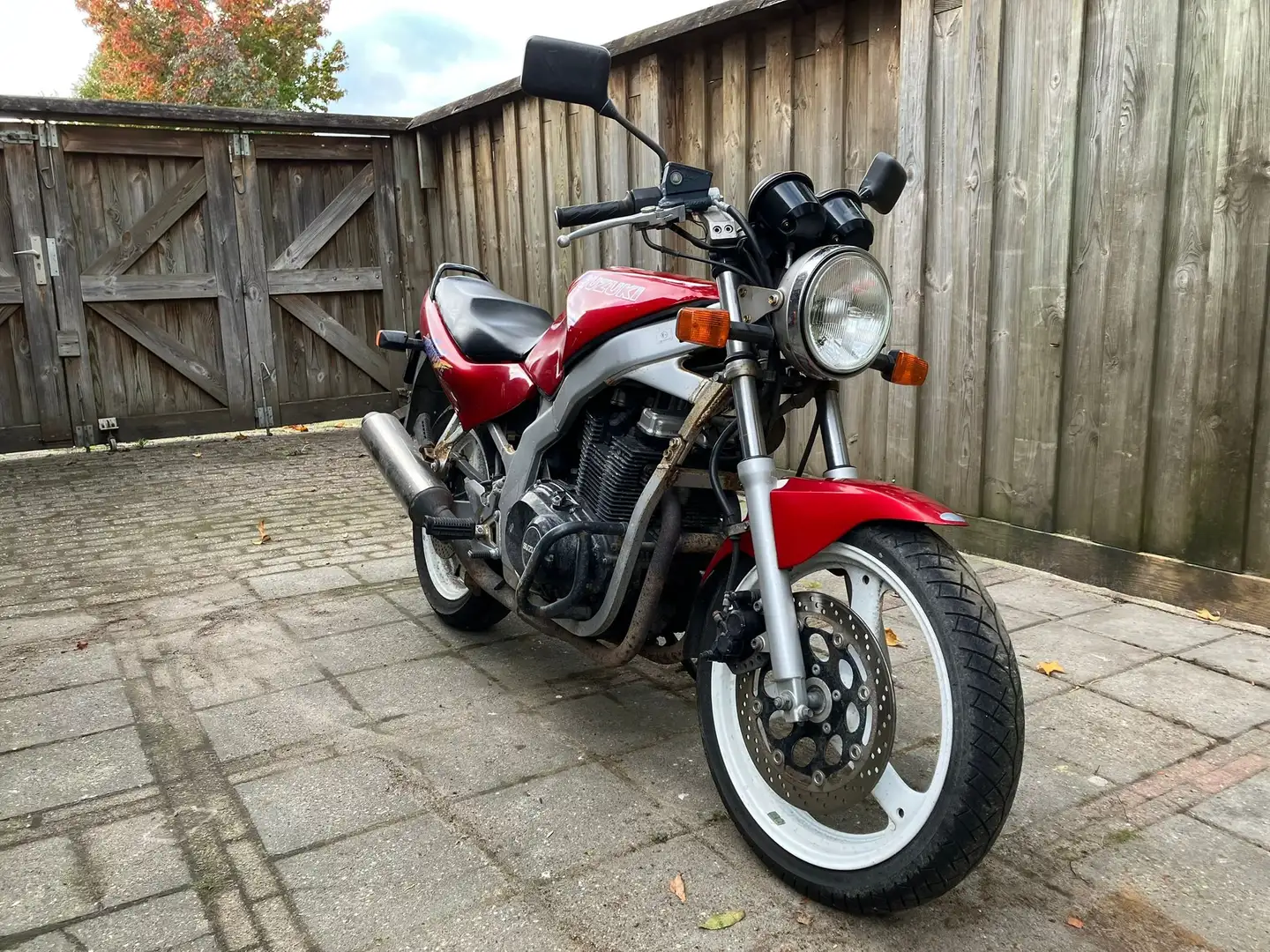 Suzuki GS 500 A2 motor Rood - 1