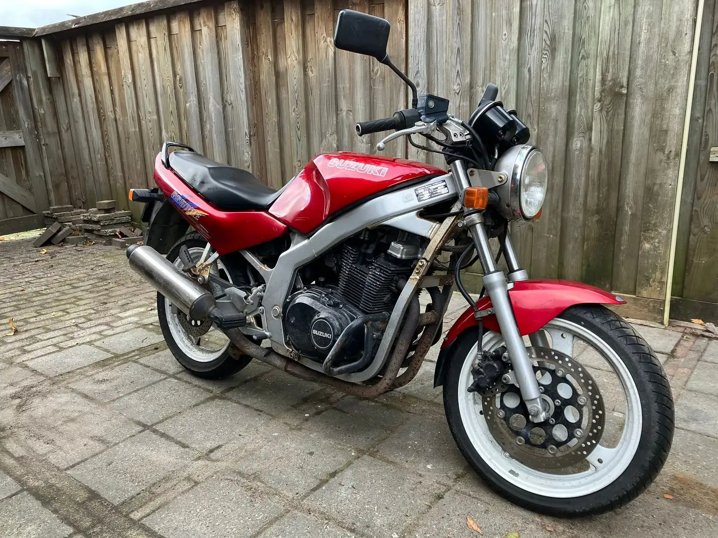 Suzuki GS 500 A2 motor Rood - 2