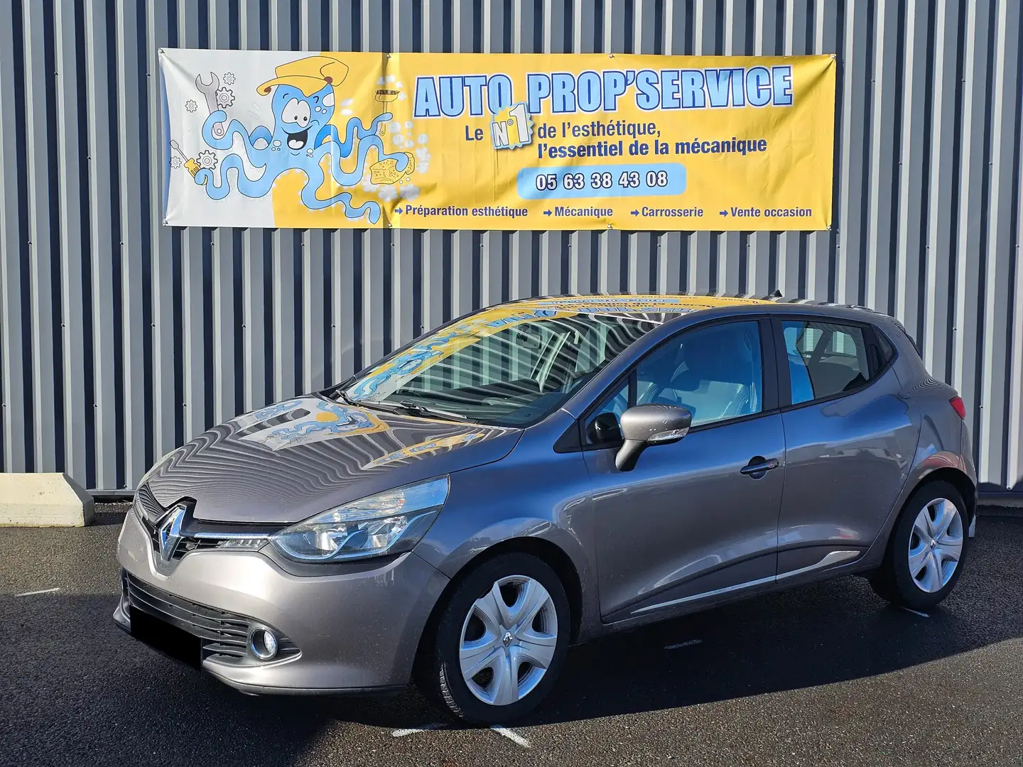 Renault Clio Clio IV dCi 90 Energy eco2 82g Business Gris - 1