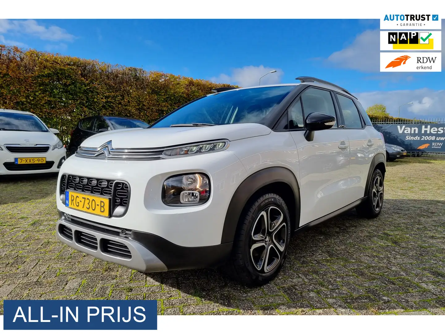 Citroen C3 Aircross 1.2 PureTech Feel ✅1e EIGENAAR ✅DEALER ONDERHOUDEN Wit - 1