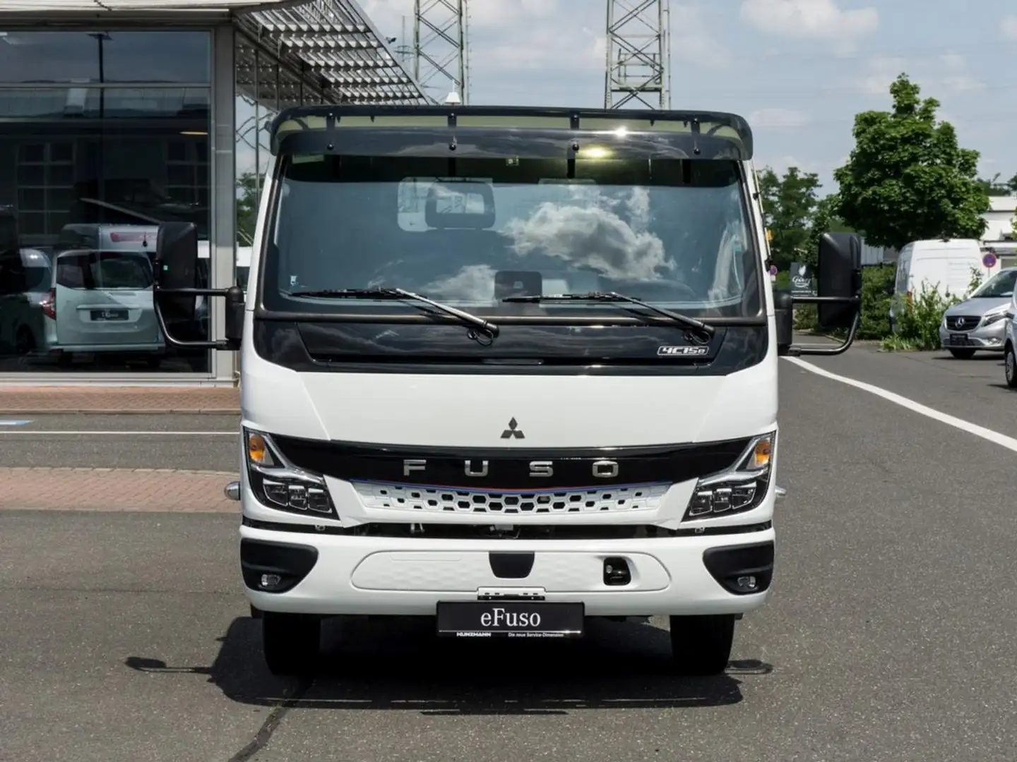 Fuso Canter 4C15e Scattloni Schwingsitz Rückfahrwarner Weiß - 2