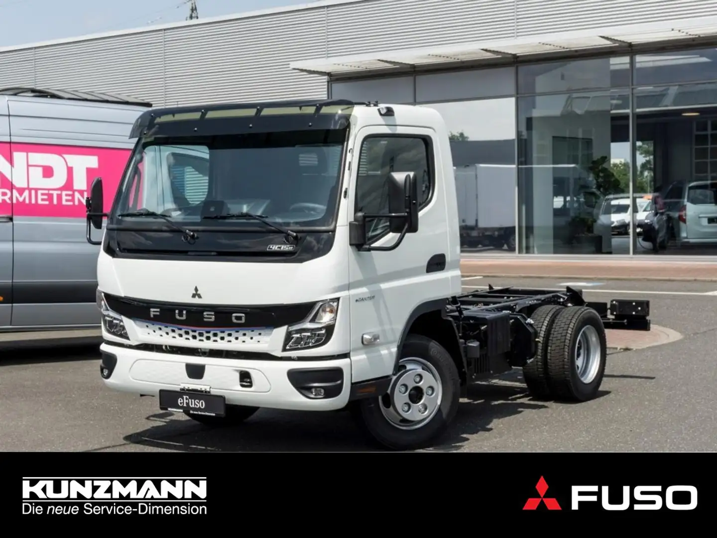 Fuso Canter 4C15e Scattloni Schwingsitz Rückfahrwarner Weiß - 1