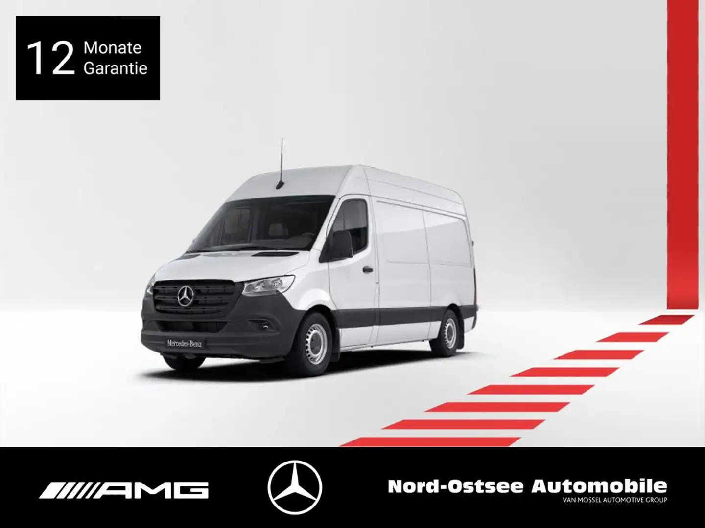 Mercedes-Benz Sprinter 317 L2H2 AHK 2,8t STDHZG KAMERA KLIMA Wit - 1