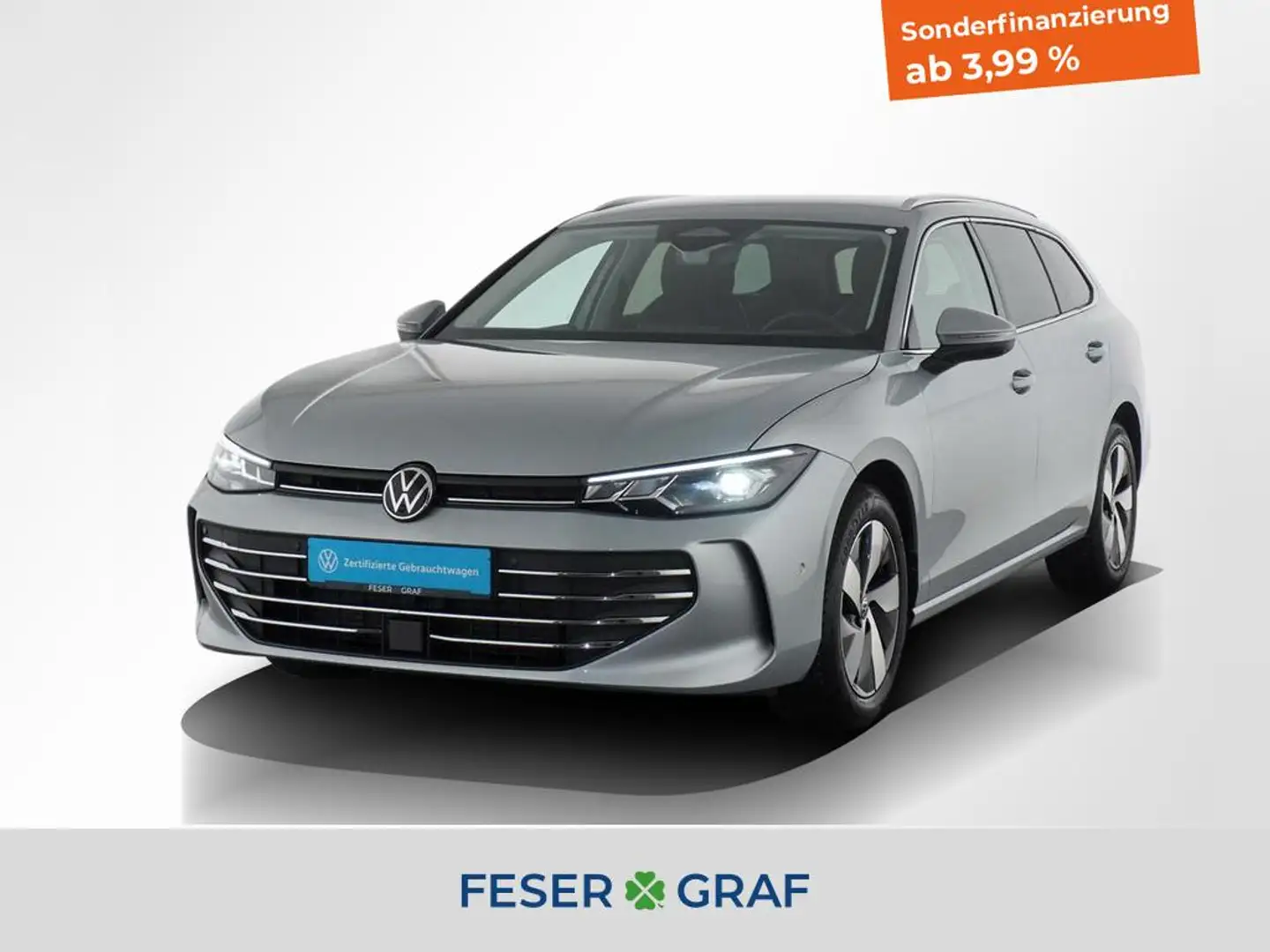 Volkswagen Passat Variant TDI Business AHK LED ACC 360° Silber - 1