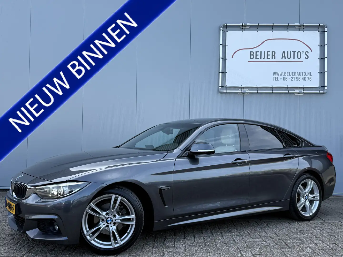 BMW 418 4-serie Gran Coupé 418i High Executive Automaat M- Gris - 1