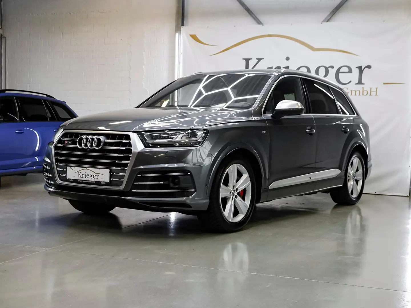 Audi SQ7 V8 TDI AHK*PANO*HUD*SPORTSITZ*MATRIX*STANDHZ Gris - 1