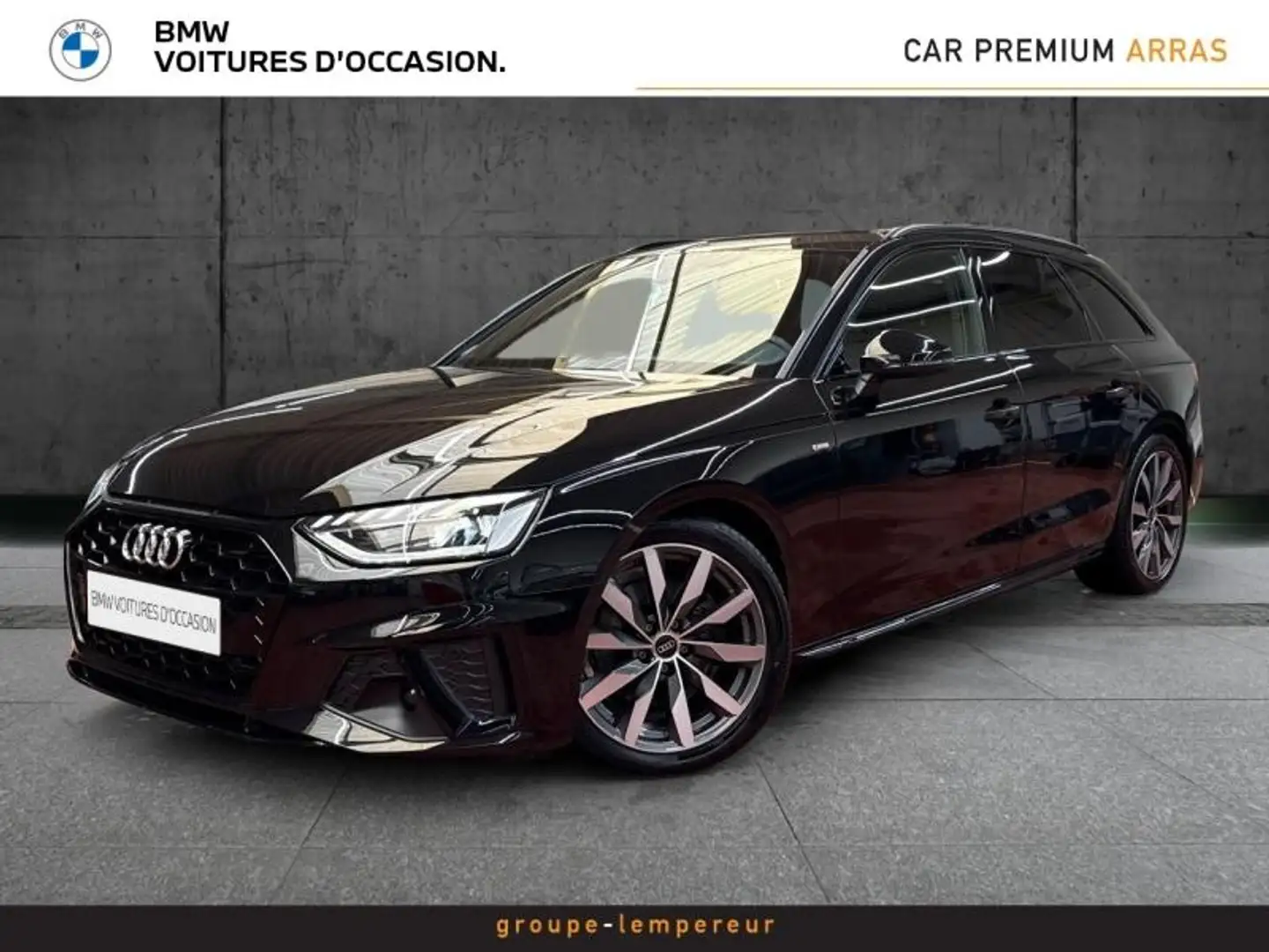 Audi A4 35 TFSI 150ch S line S tronic 7 Blanc - 1