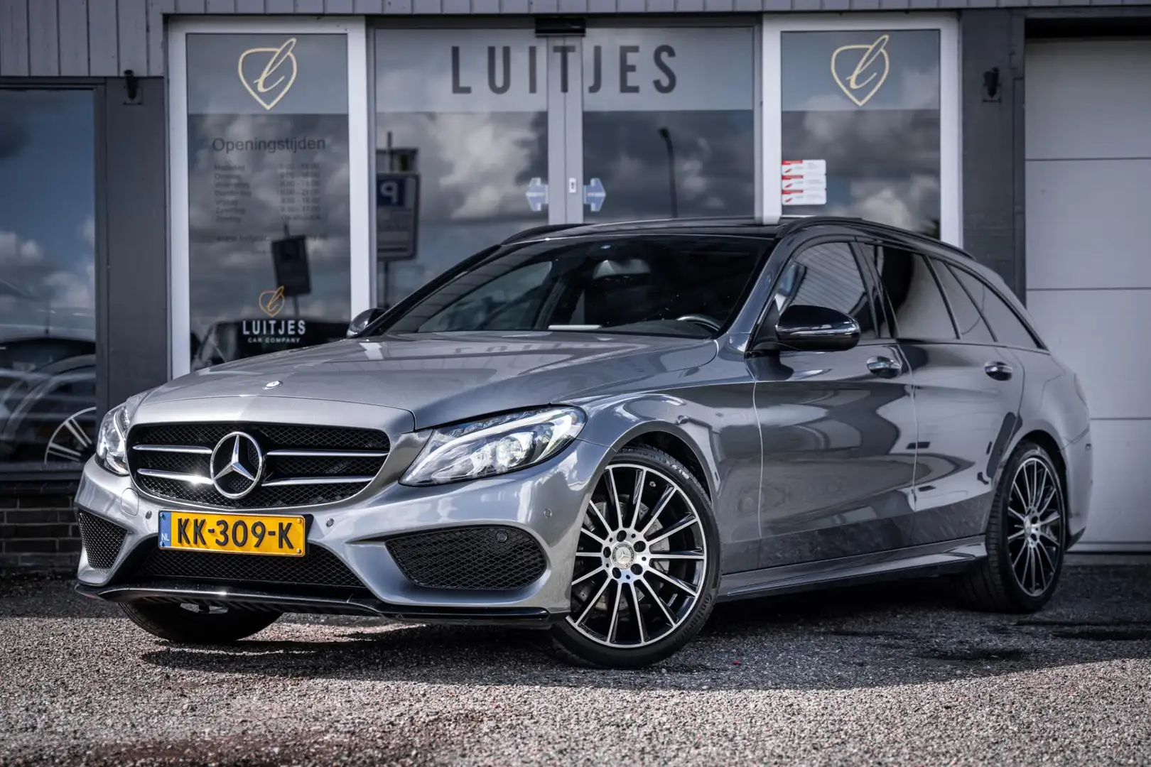 Mercedes-Benz C 180 Estate AMG Sport I Pano-dak I Leder I Trekhaak I O Gris - 1