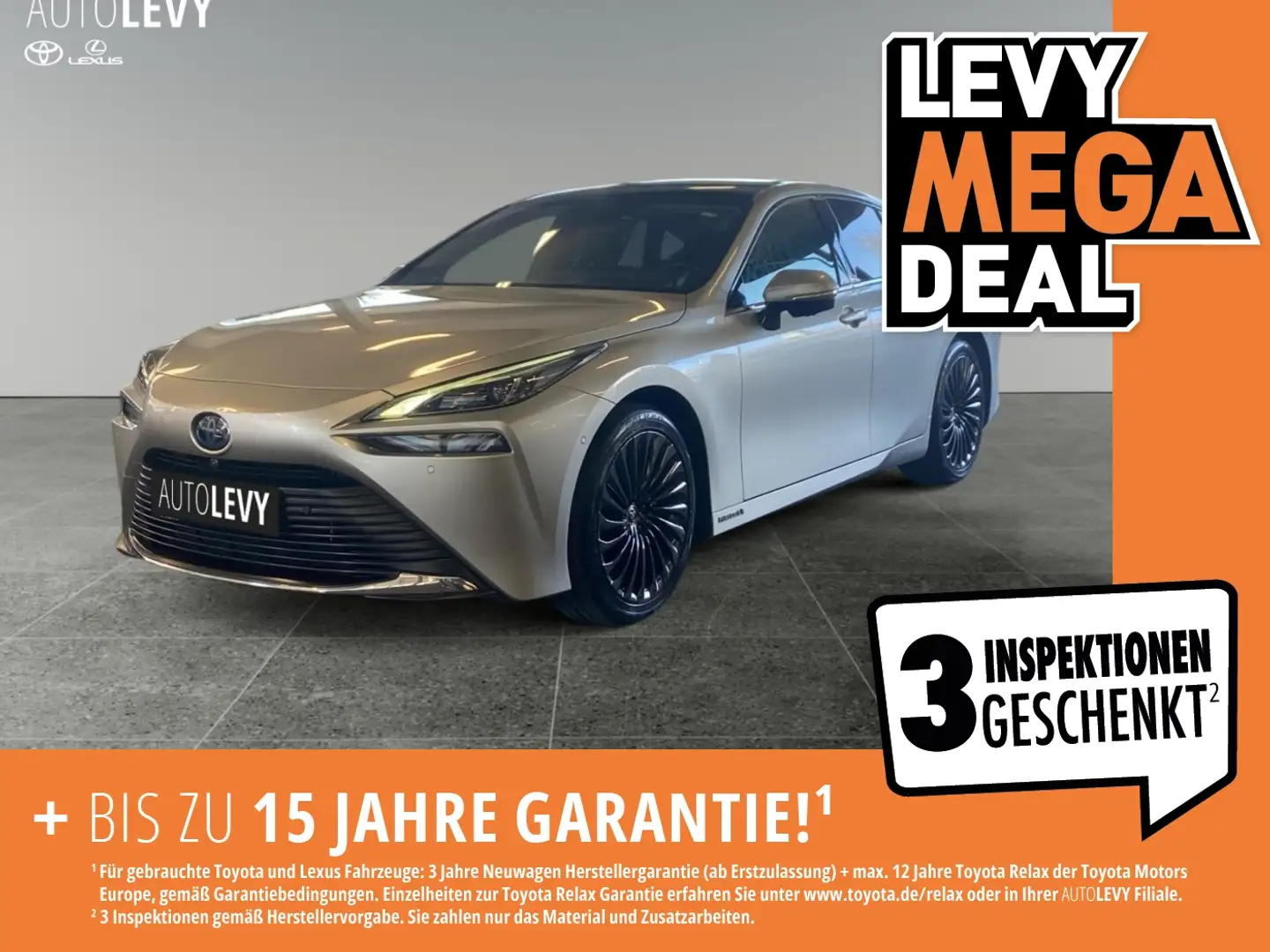 Toyota Mirai Advanced Wasserstoff *PANO*HUD*JBL* Argento - 1