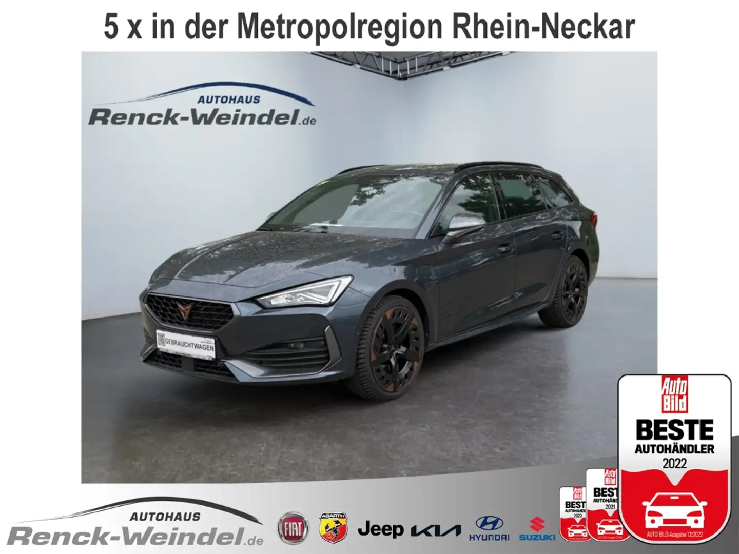 CUPRA Leon Sportstourer 1.4 El. Panodach Navi Leder Digitales Gris - 1