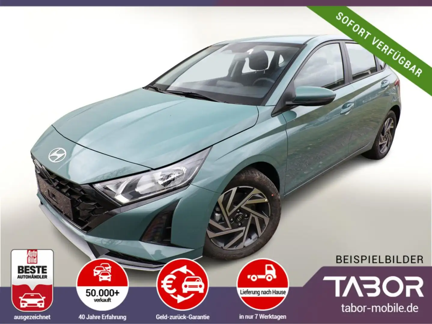 Hyundai i20 1.0 TGDI 100 DCT Select Nav SHZ Kam SmartL Gelb - 1