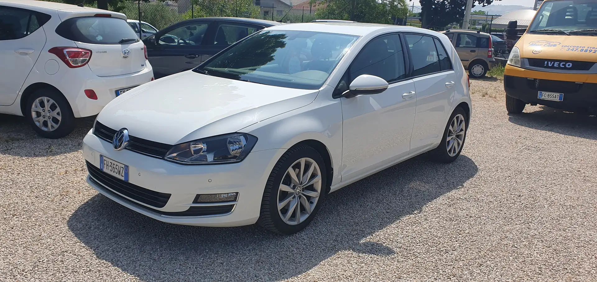 Volkswagen Golf Golf 5p 1.6 tdi (btdi) Highline 110cv dsg Bianco - 1