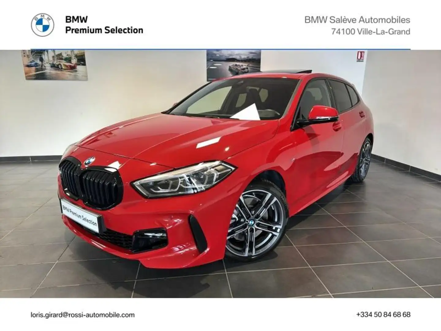 BMW 120 120iA 178ch M Sport DKG7 Rouge - 1