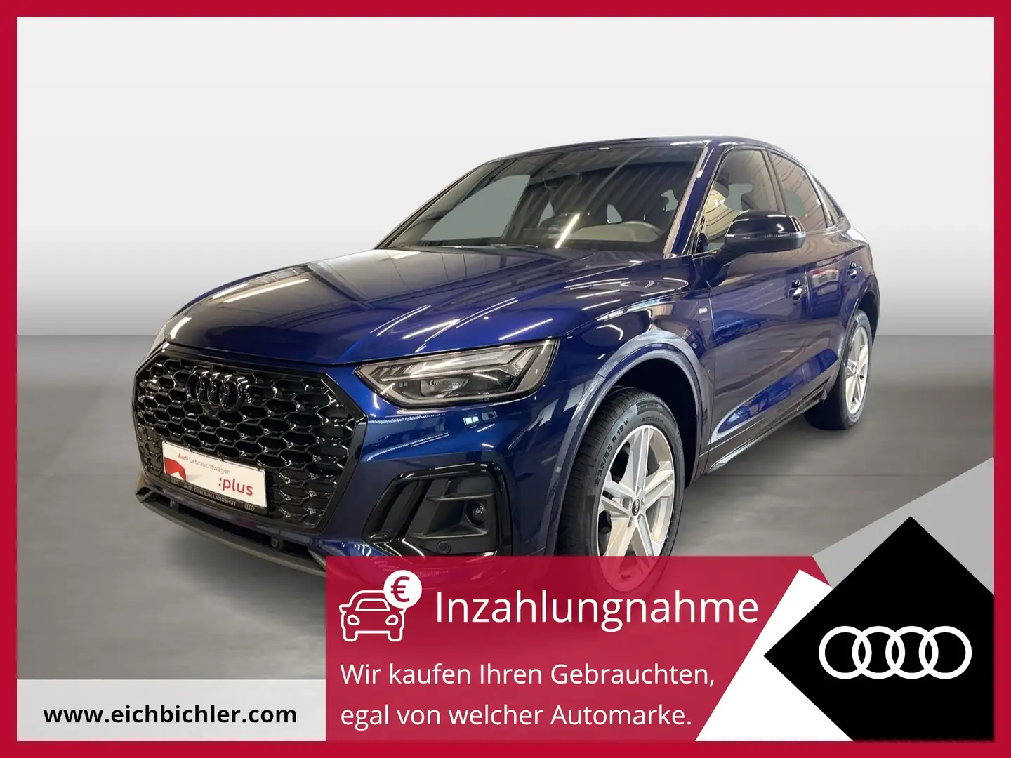 Audi Q5 Sportback 40 TDI quattro S tronic AHK AUT LED Bleu - 1
