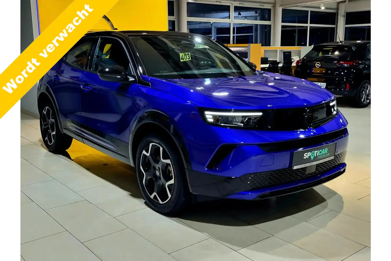 Opel Mokka 1.2 Turbo Hybrid GS Automaat Dode hoek waarschuwin Blauw - 1