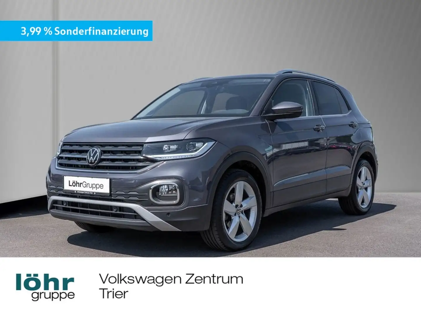 Volkswagen T-Cross 1.0 TSI DSG Style Navi, LED, ZGV Grau - 1