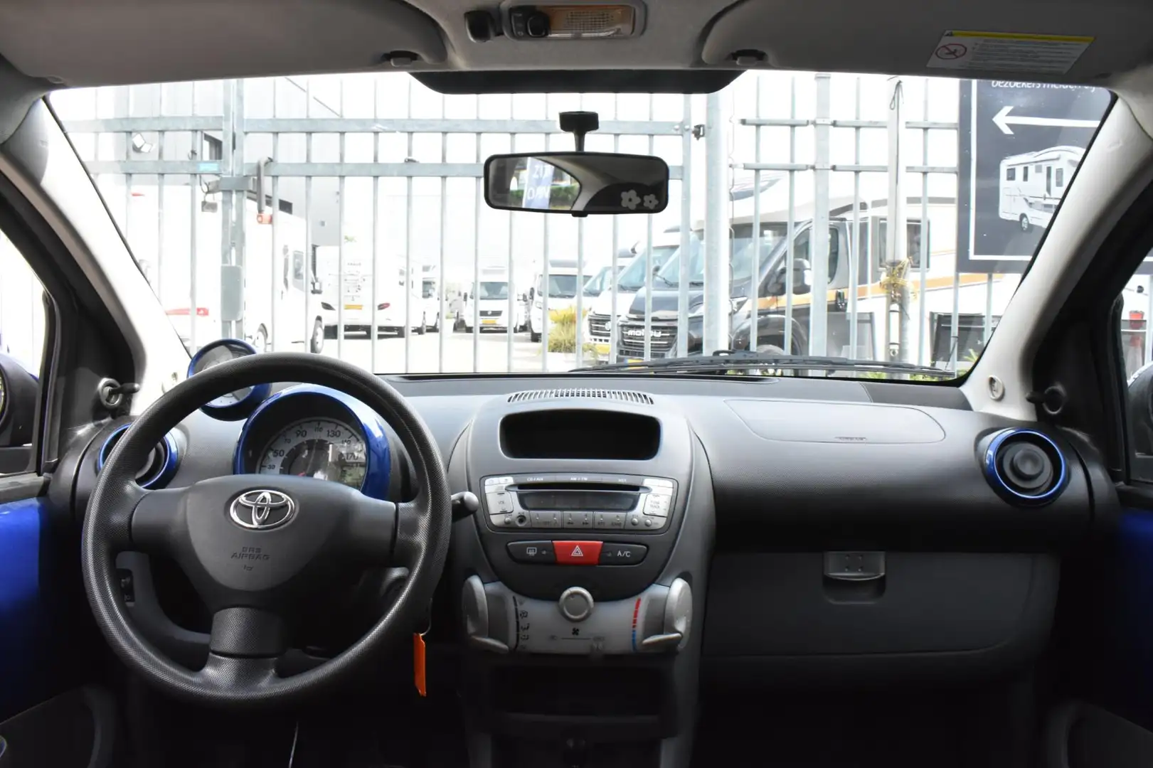 Toyota Aygo 1.0-12V AIRCO, ELEKTRISCHE RAMEN Blauw - 2