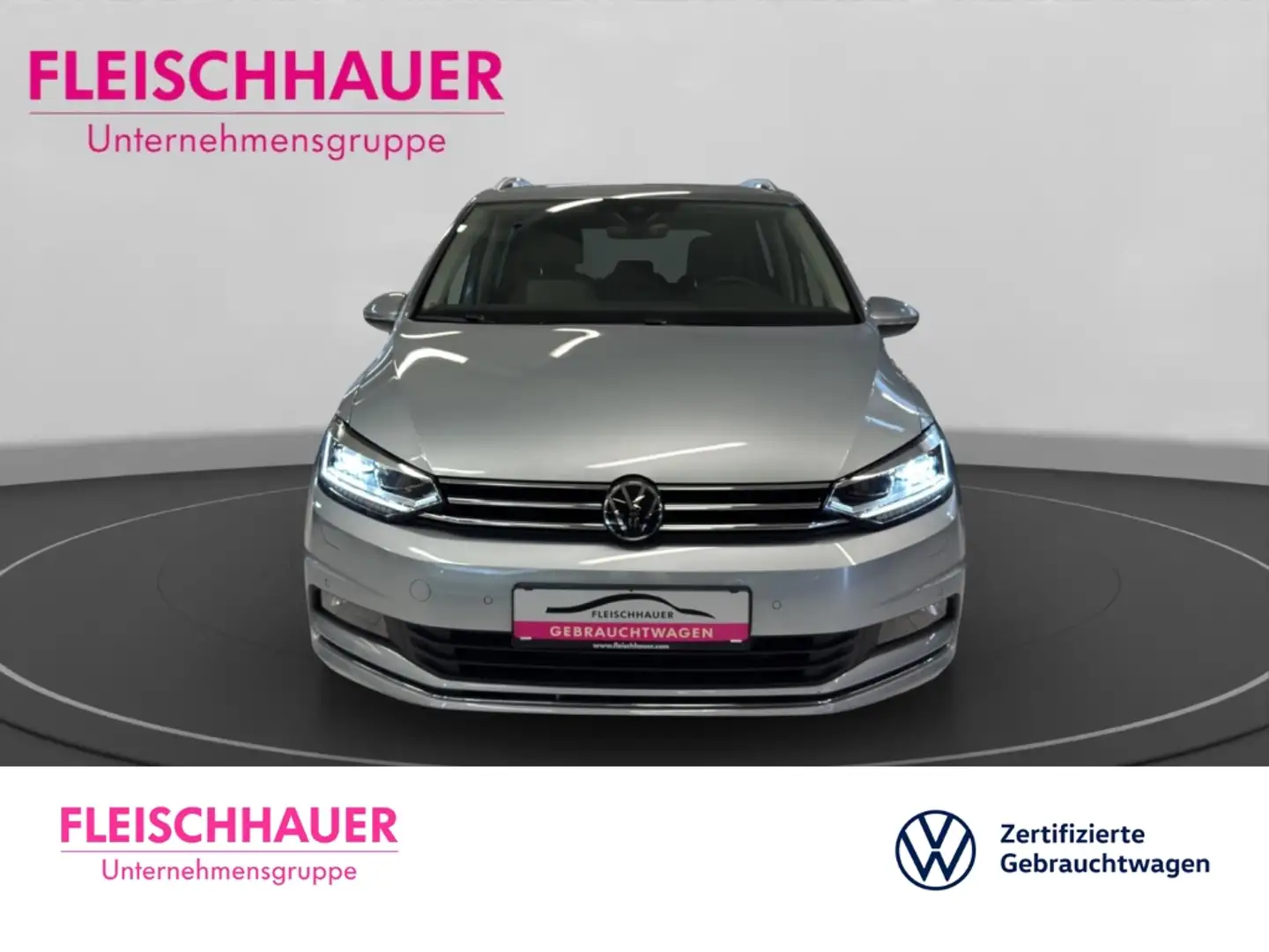 Volkswagen Touran Highline 2.0 TDI Navi+LED+AHK+App+7-Sitzer+Kamera Argent - 2